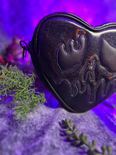 Load image into Gallery viewer, Handcrafted Small Black Poison Heart