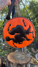 Load image into Gallery viewer, Hand crafted Witches Night Out Bag Orange
