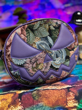 Load image into Gallery viewer, Pre Order Hand Crafted : Mean Face Floral Tapestry bag - Lilac