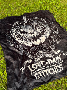 Love Pain and Stitches Fleece Blanket