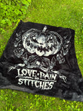 Love Pain and Stitches Fleece Blanket