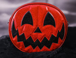 Pumpkin Kult: Red Glitter and Black Glitter Pumpkin