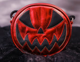 Pumpkin Kult: Mean Baby- Red Metallic Pumpkin Bag