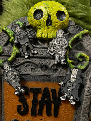 Monster Bobby Enamel Pins
