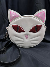 Load image into Gallery viewer, Hand Crafted Kitten Bag/ White Glitter