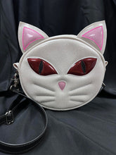 Load image into Gallery viewer, Hand Crafted Kitten Bag/ White Glitter