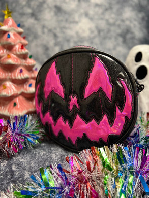 Hand Crafted Stark Raving: Black Glitter and Pink Holographic