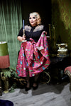 Grave Offerings Collection: Full Circle Skirt- Magenta