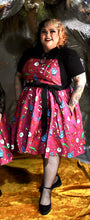 Load image into Gallery viewer, Grave Offerings Collection: Pinafore Dress- Magenta