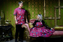 Load image into Gallery viewer, Grave Offerings Collection: Pinafore Dress- Magenta