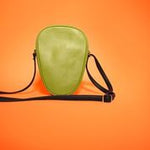 back of monster bag with orange bag