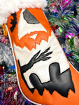 Creepmas Stocking: Orange Graveyard Scene