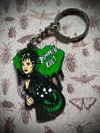 Strange and Unusual Enamel Keychain