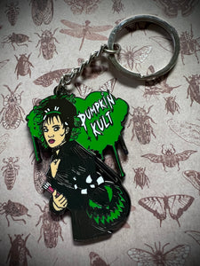 Strange and Unusual Enamel Keychain