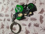 Strange and Unusual Enamel Keychain