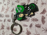 Strange and Unusual Enamel Keychain