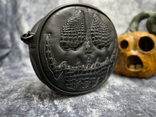 Load image into Gallery viewer, Handcrafted : Unfortunate soul Black and Black Croc