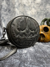 Load image into Gallery viewer, Handcrafted : Unfortunate soul Black and Black Croc