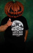 Load image into Gallery viewer, Love Pain and Stitches Vintage logo Tee