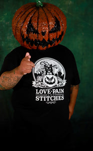 Love Pain and Stitches Vintage logo Tee
