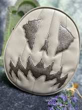 Load image into Gallery viewer, SALE Handcrafted Scaredy Cat Bag: Grey and Granite Grey