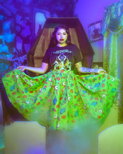 Load image into Gallery viewer, Grave Offerings Collection: Full Circle Skirt- Green