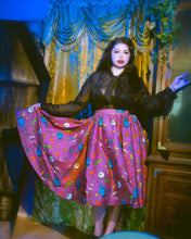 Load image into Gallery viewer, Grave Offerings Collection: Full Circle Skirt- Magenta