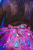 Grave Offerings Collection: Full Circle Skirt- Magenta